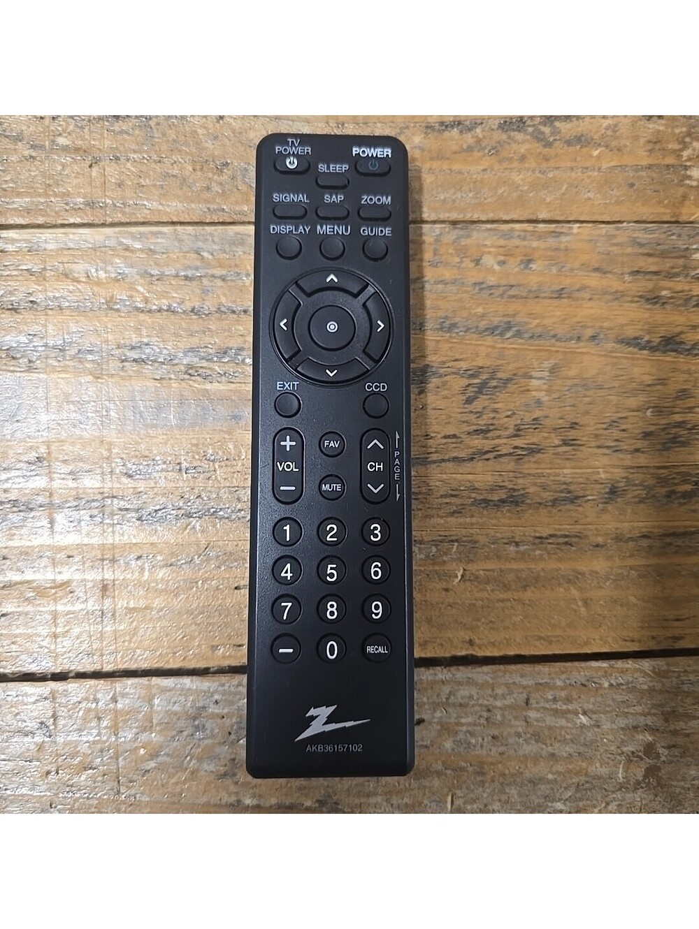 Zenith AKB36157102 Remote Control For DTT900 DTT901 Digital TV Converter Box